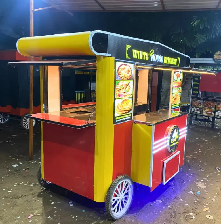 White House Kitchen Push Food Cart 2