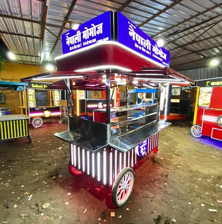 nepali Momo Push Food Cart 3