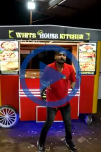 White House Kitchen Food Cart