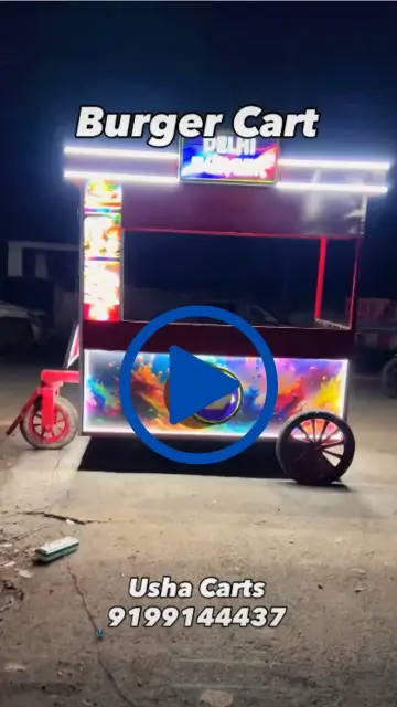 Delhi Burger Towing Cart