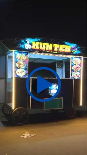 Hunter Towing Food Cart