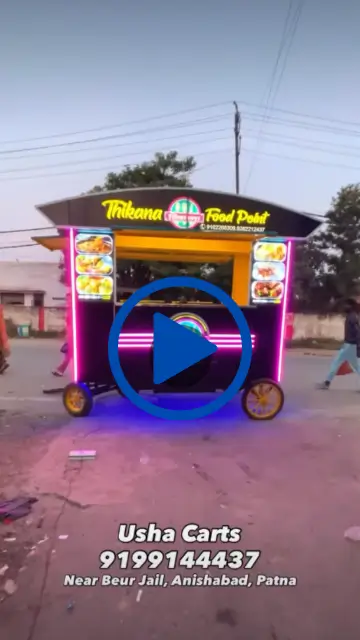 Thikana Food Point Towing Cart